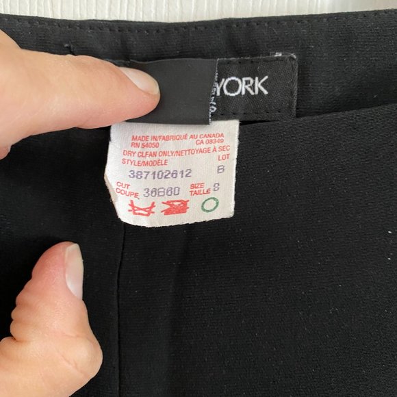 Women's Jones New York wide leg pants black size 8 - Picture 3 of 5